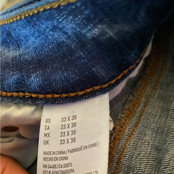 American Eagle Outfitters Men’s Slim Straight Jeans Next Level Flex - Picture 5 of 8